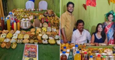 Andhra Pradesh couple served 379 types of dishes